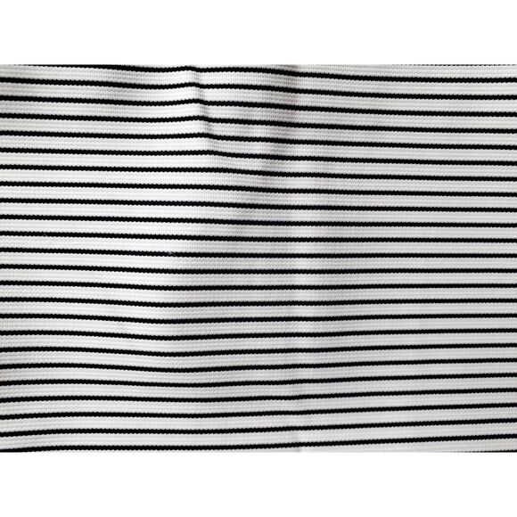 Free Press Nordstrom Black&White Stripes Elastic Waist KneeLength Pencil Skirt - Picture 9 of 12